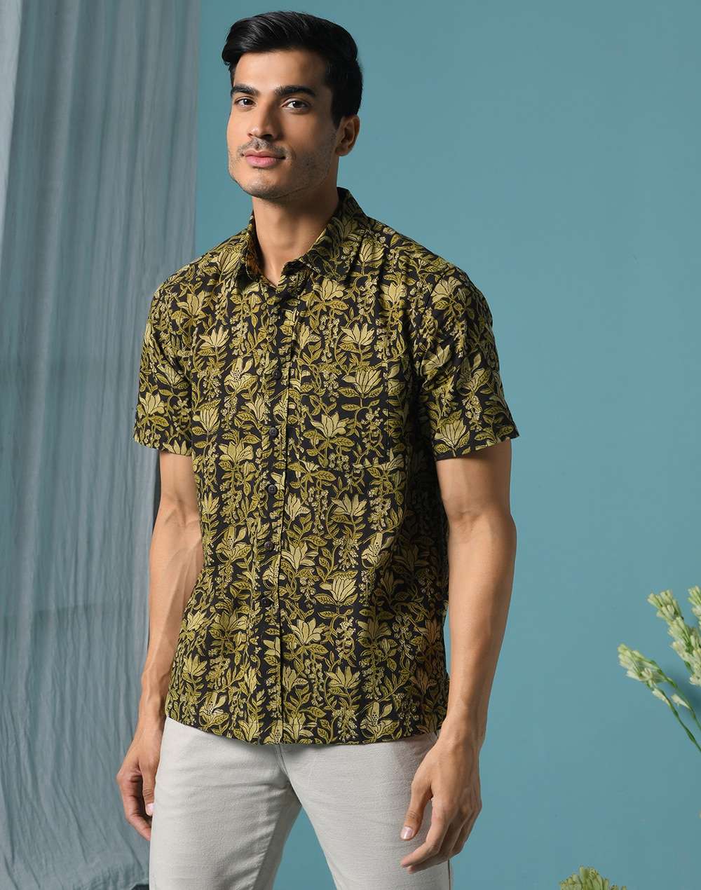 Cotton Cambric Comfort Fit Shirt