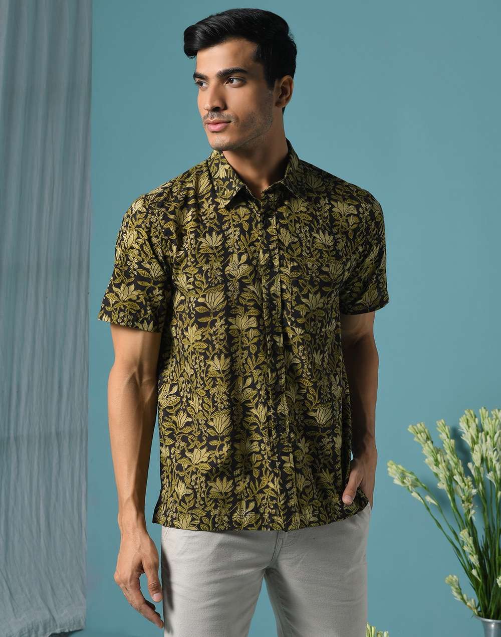 Cotton Cambric Comfort Fit Shirt