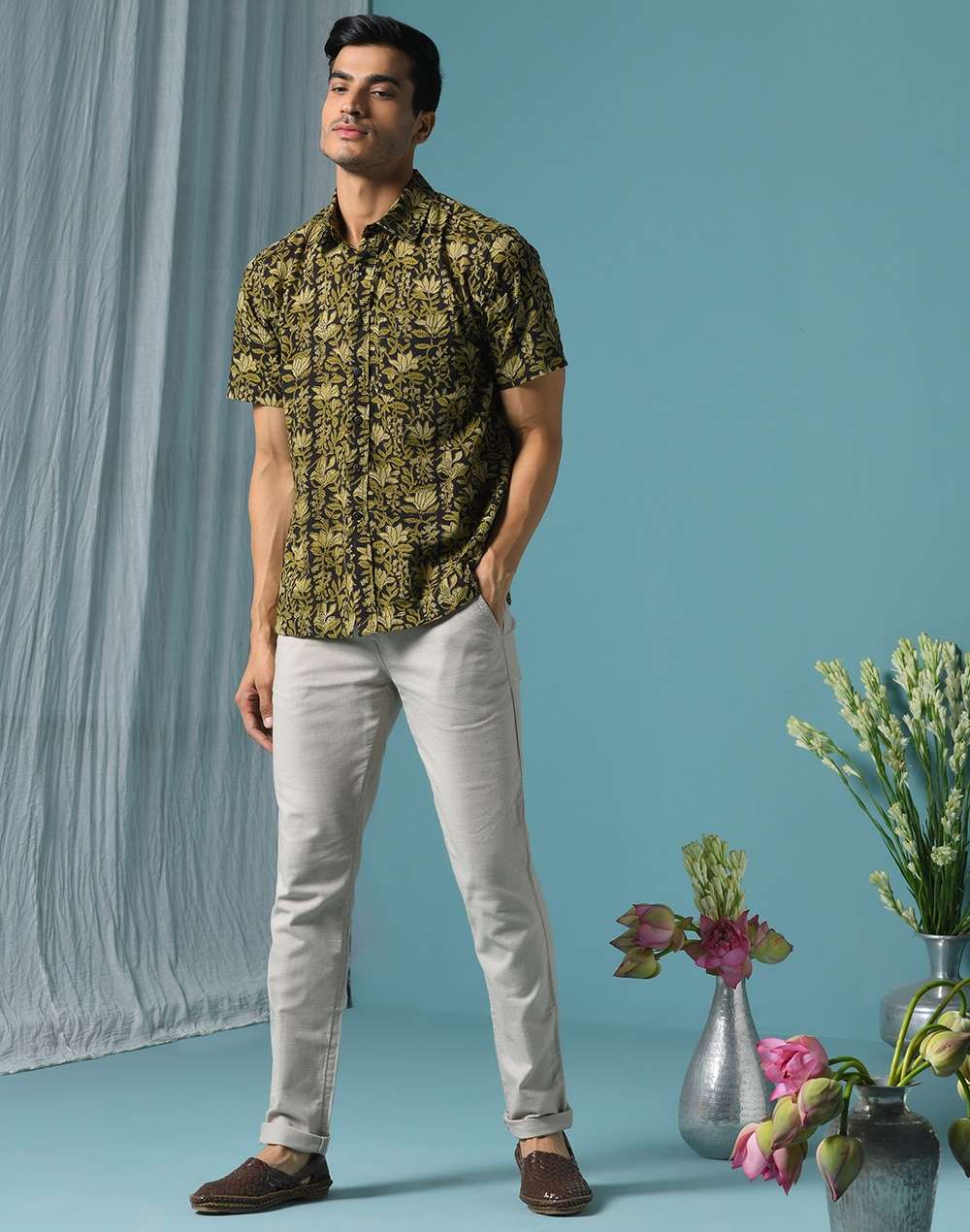 Cotton Cambric Comfort Fit Shirt