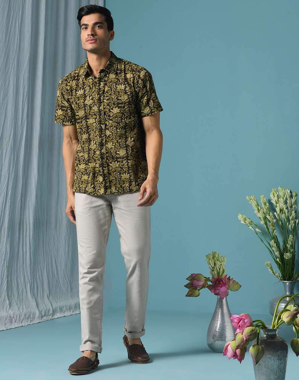Cotton Cambric Comfort Fit Shirt