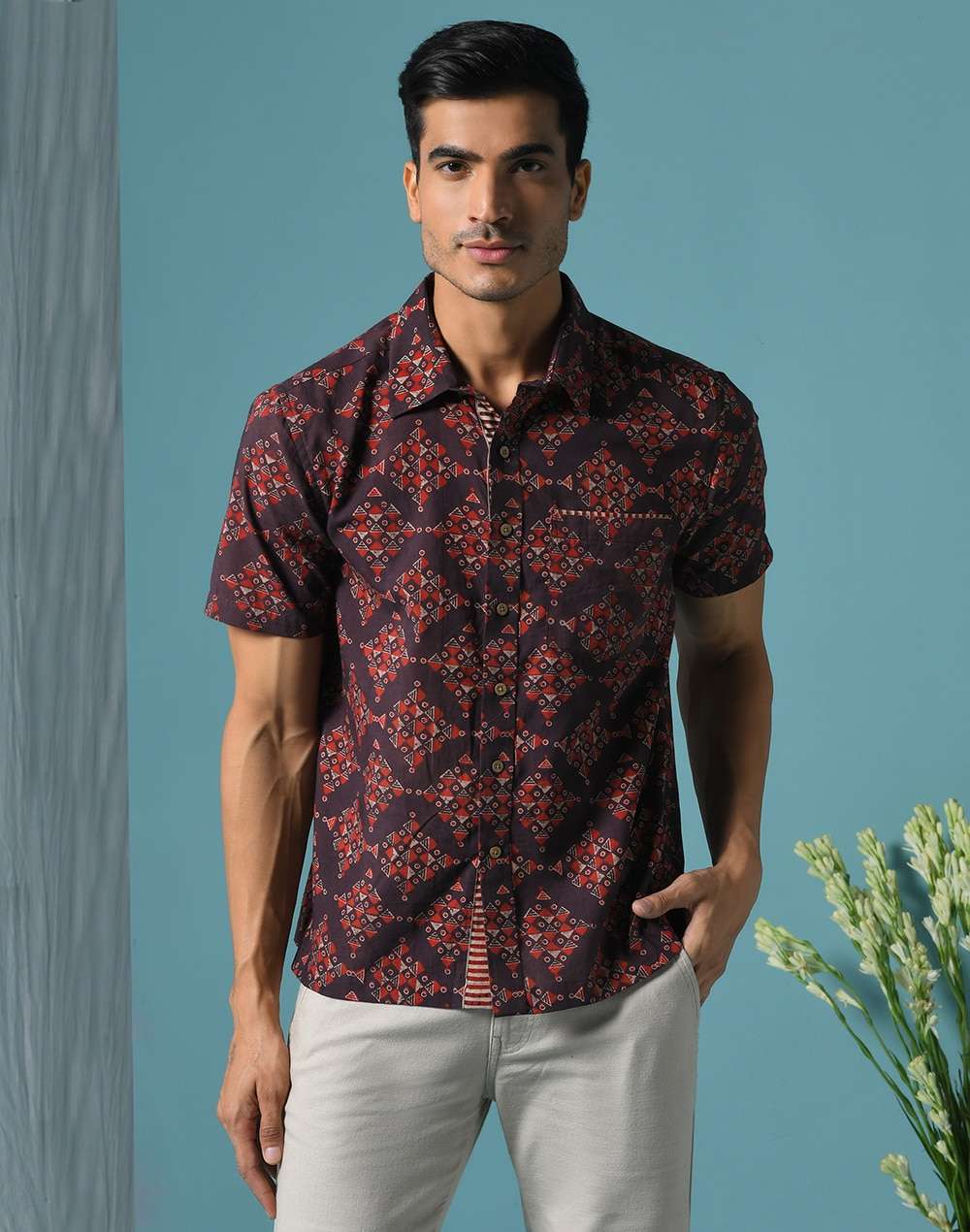 Cotton Cambric Comfort Fit Shirt