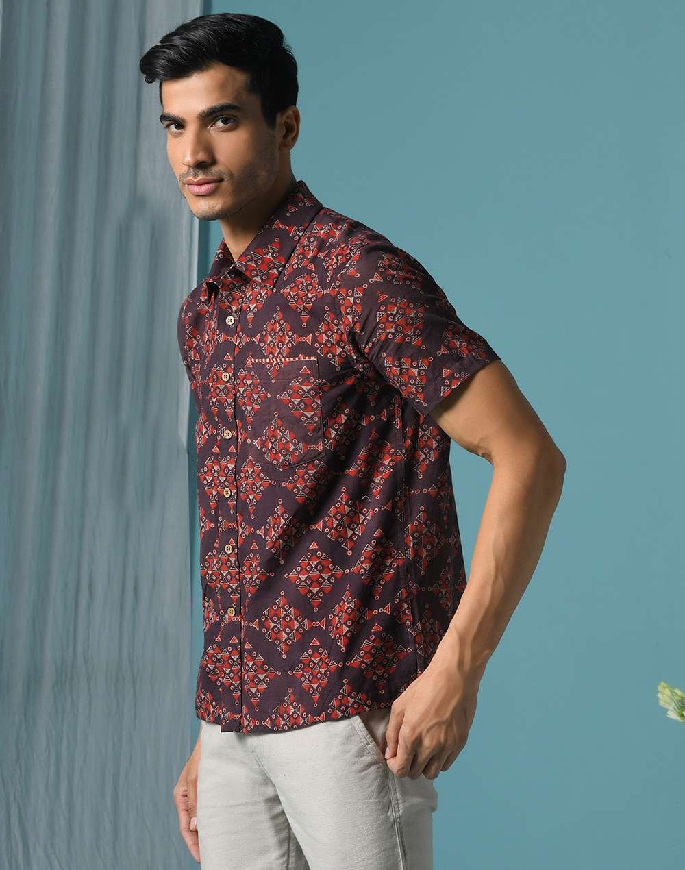Cotton Cambric Comfort Fit Shirt