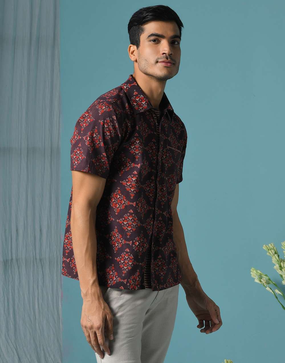 Cotton Cambric Comfort Fit Shirt