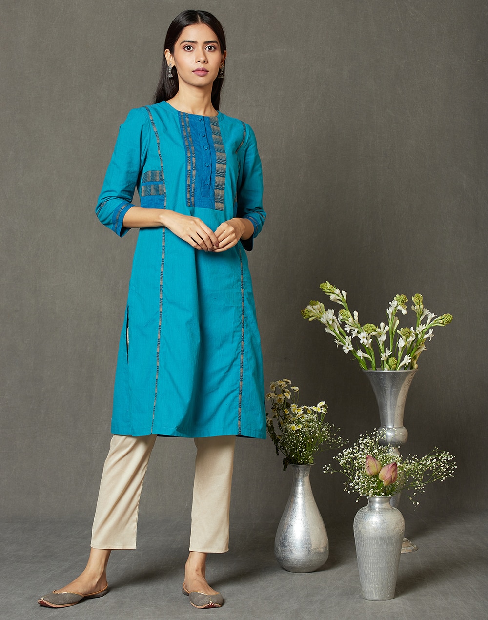 Buy Maroon Kurtas for Women by Indie Picks Online