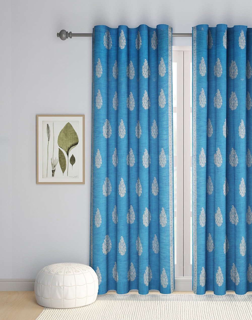 Varan Cotton Printed Curtain | 1pc Varan Cotton Printed Curtain | 1pc