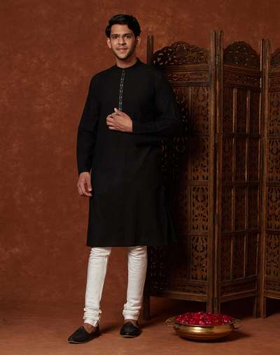Cotton Embroidered Long Kurta Cotton Embroidered Long Kurta