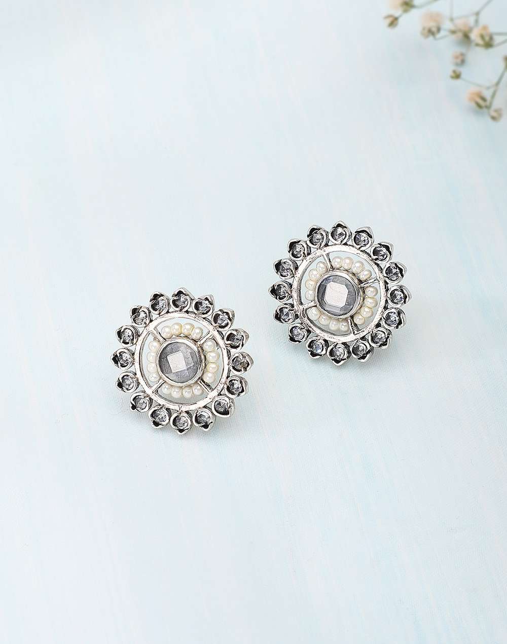 Silver Stud Earrings