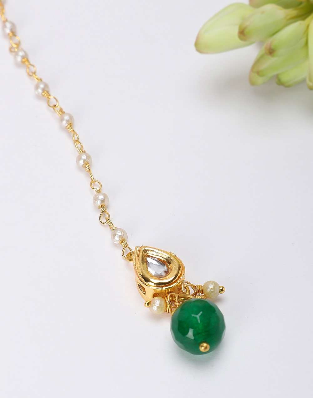 Metal Gold Plated Maang Tikka