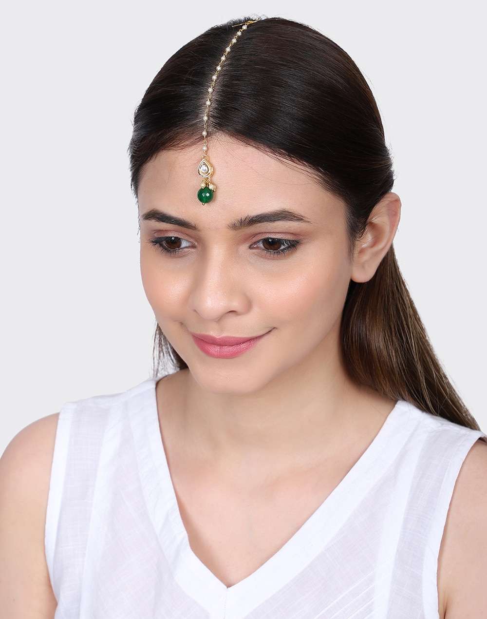 Metal Gold Plated Maang Tikka