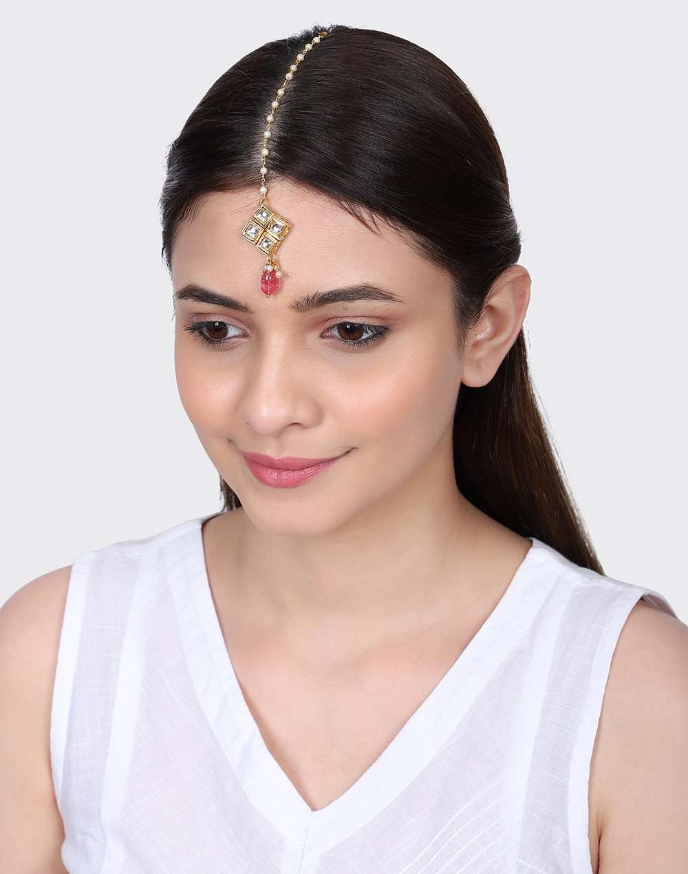 Metal Gold Plated Maang Tikka