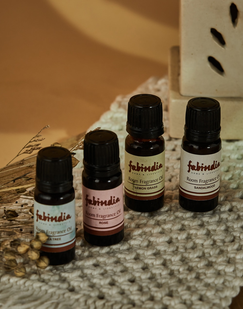 Buy Sugandham Vapourizer Oil Set Of 4 Online at Fabindia