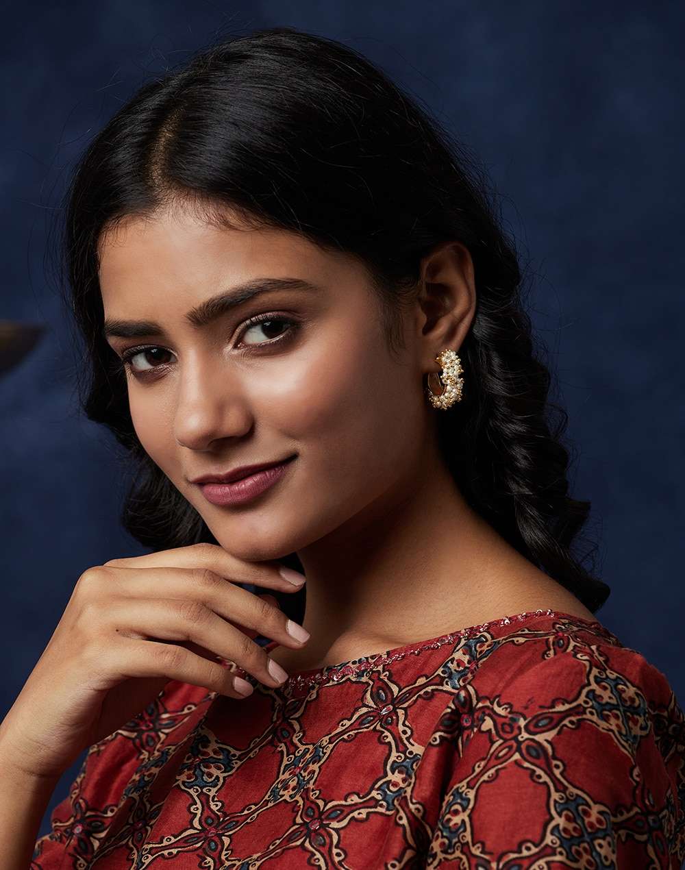 Silver Golden Plated Dangler Earrings