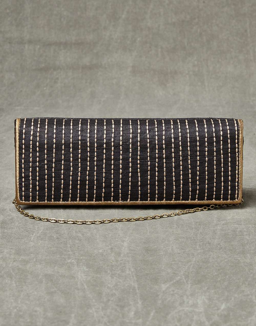 Fabric Punh Clutch Bag