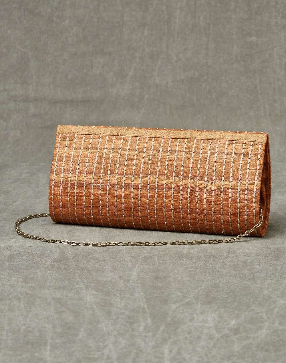 Fabric Punh Clutch Bag