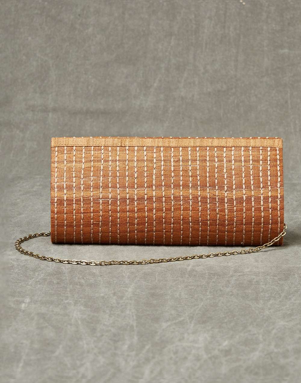 Fabric Punh Clutch Bag