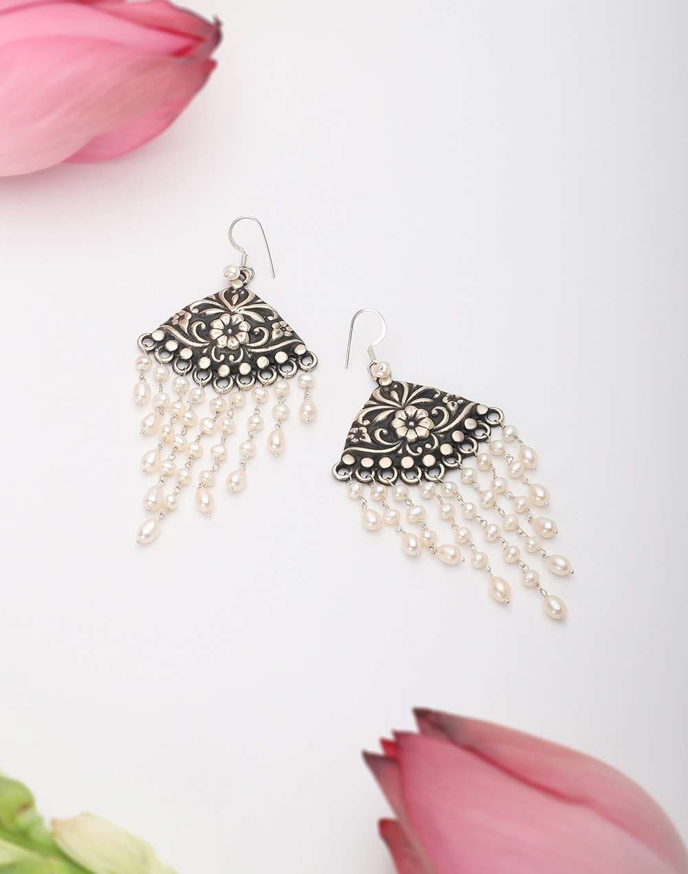 Silver Dangler Earrings