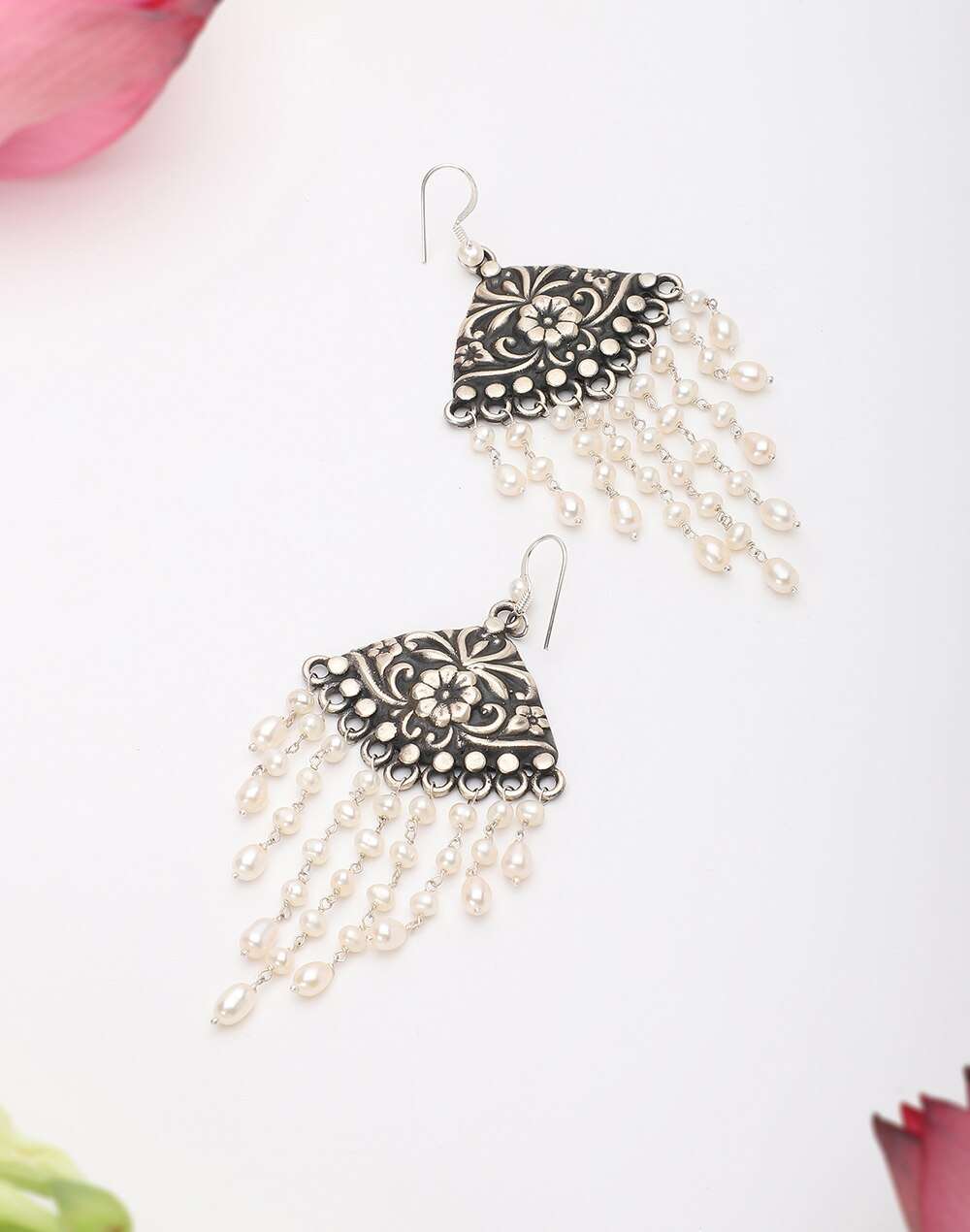 Silver Dangler Earrings