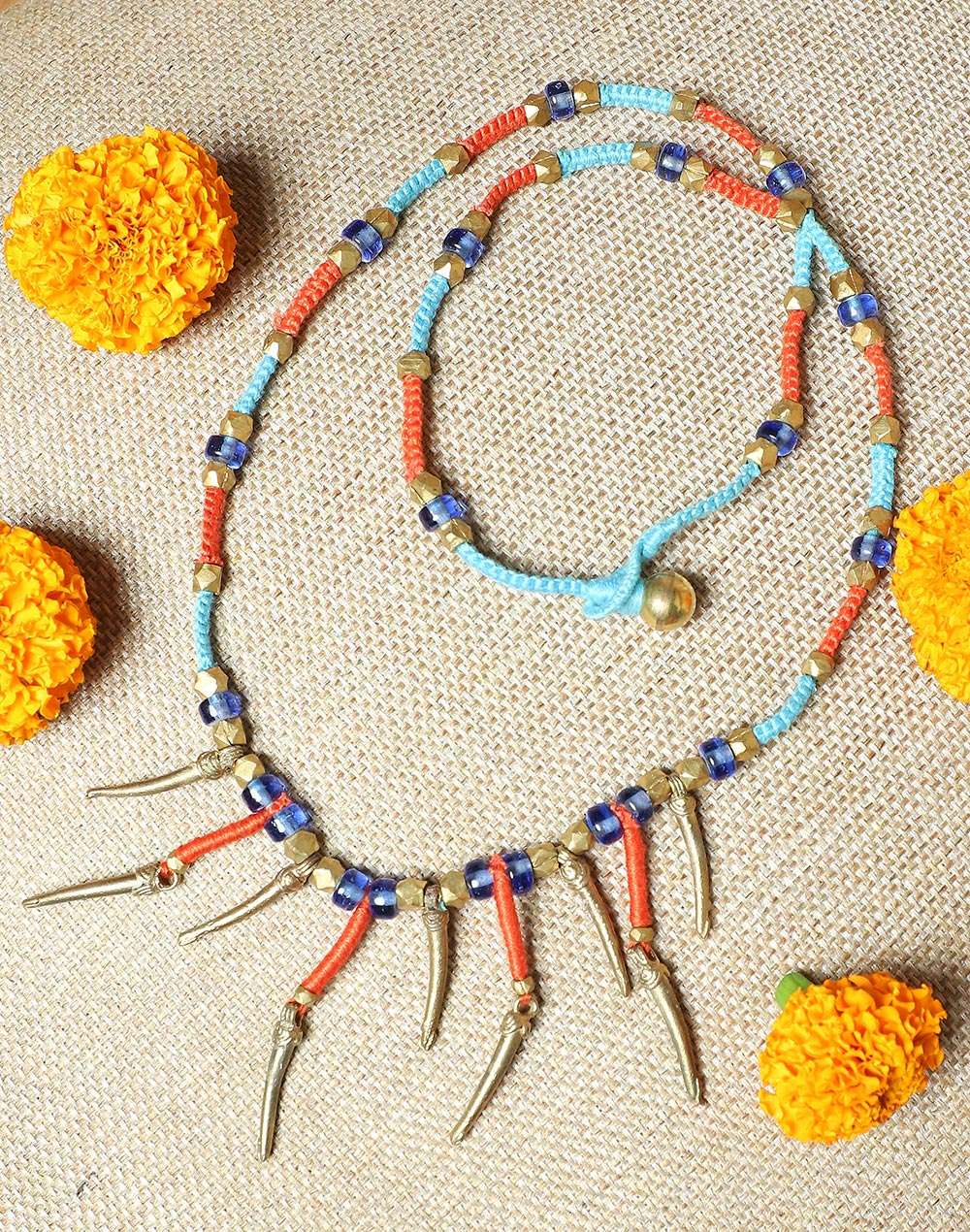 Metal Blue Princess Necklace