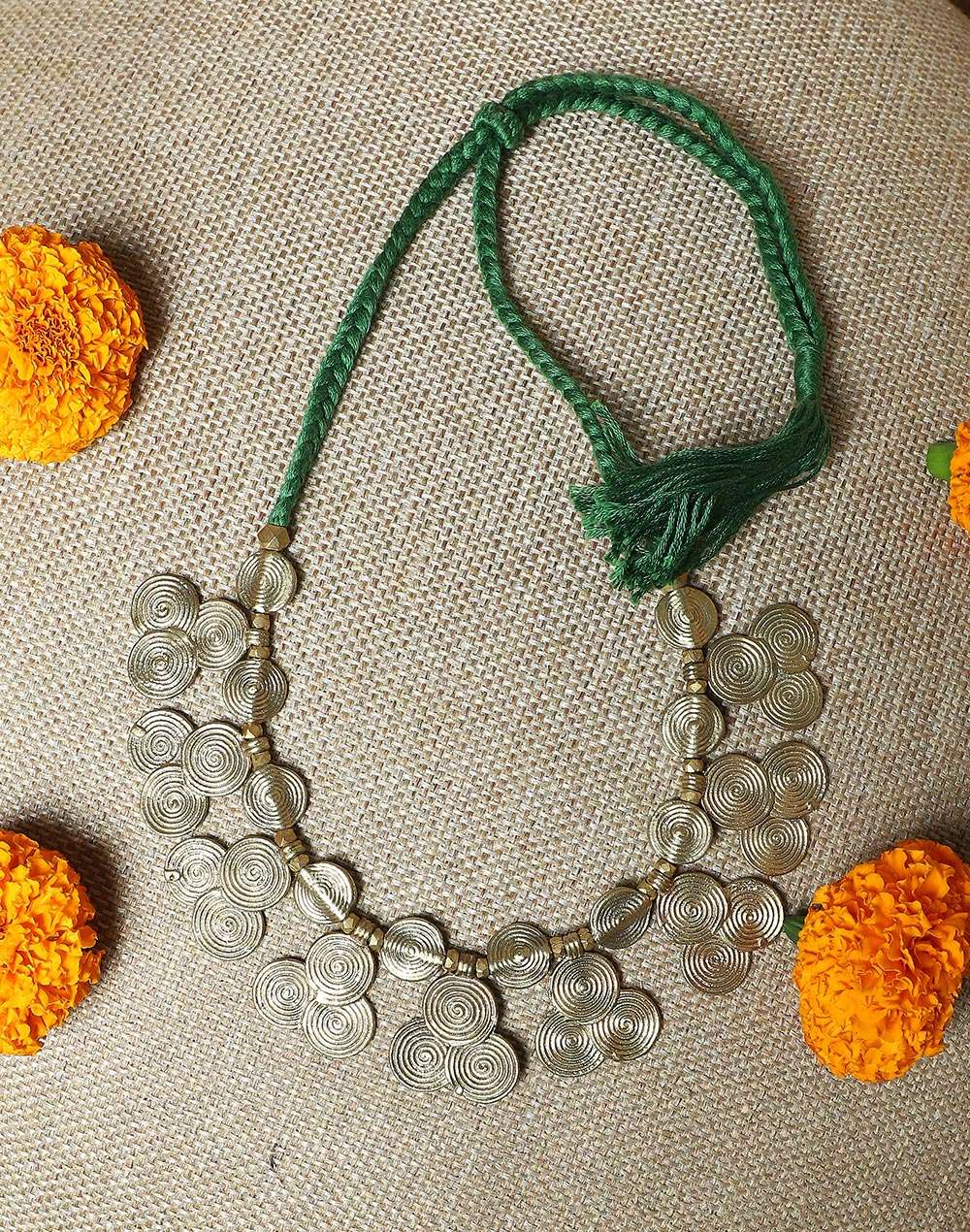 Metal Golden Princess Necklace