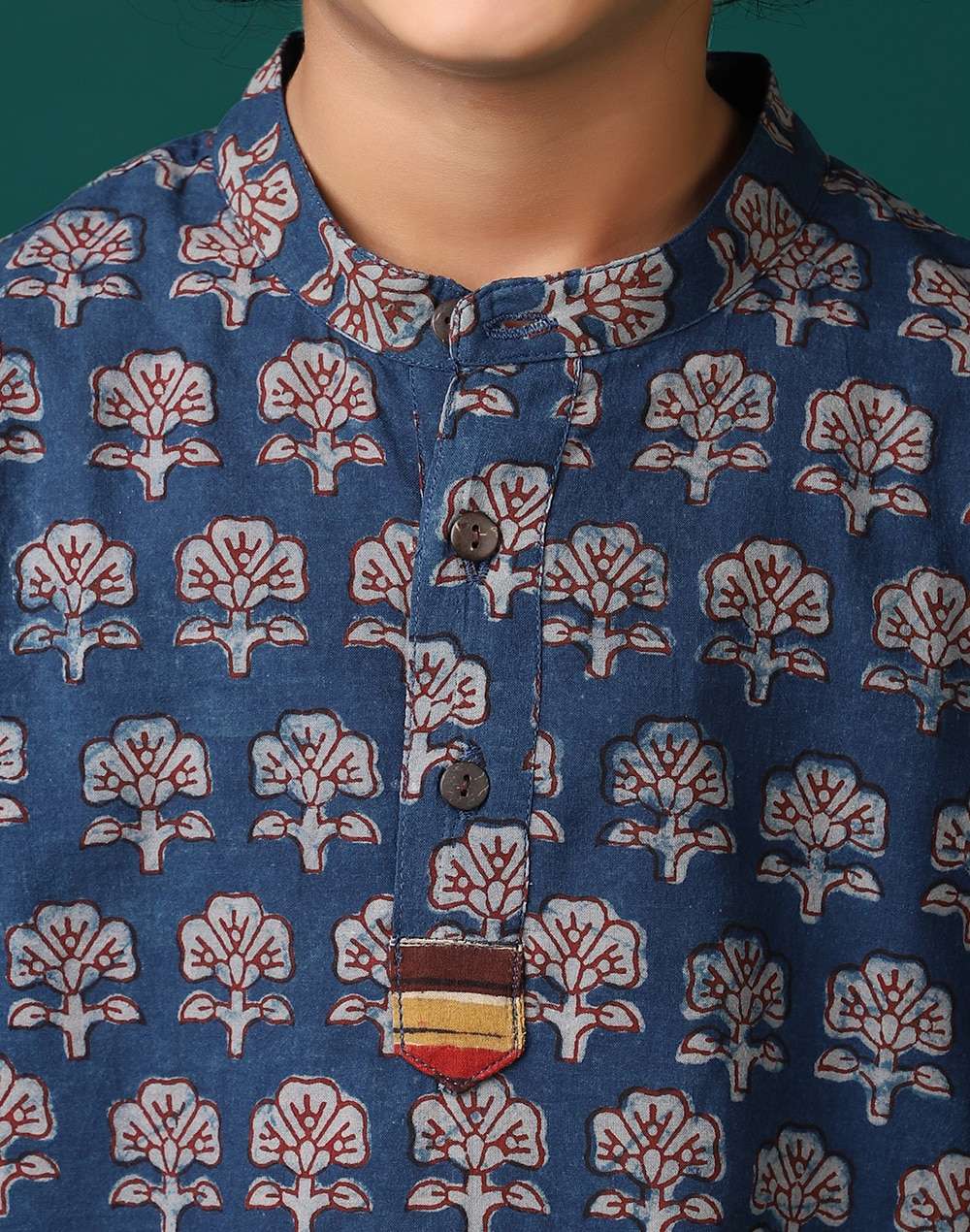 Cotton Block Printed Short Kurta
