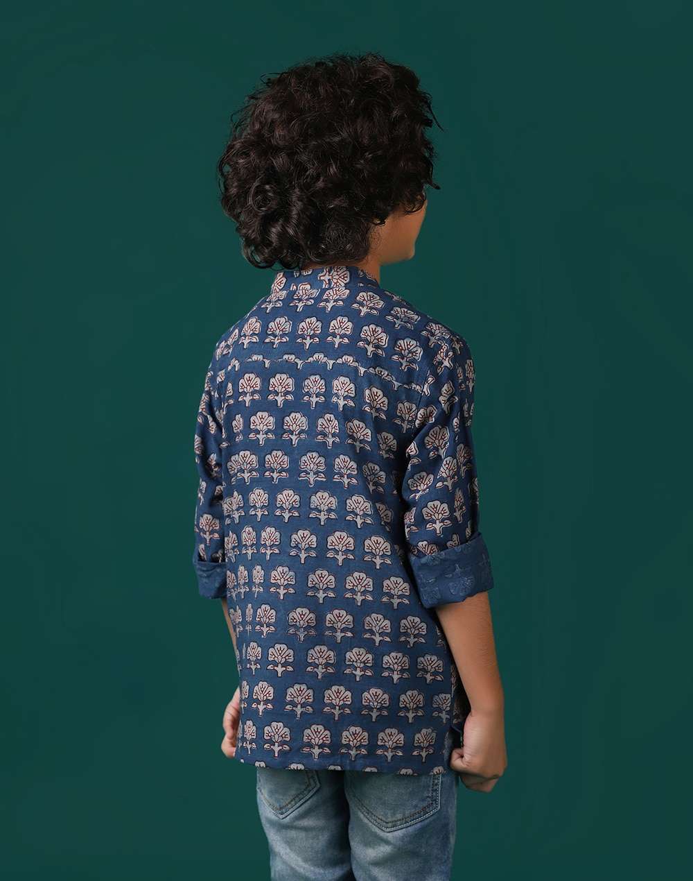 Cotton Block Printed Short Kurta