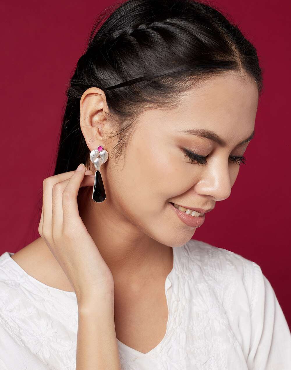 Silver Dangler Earrings