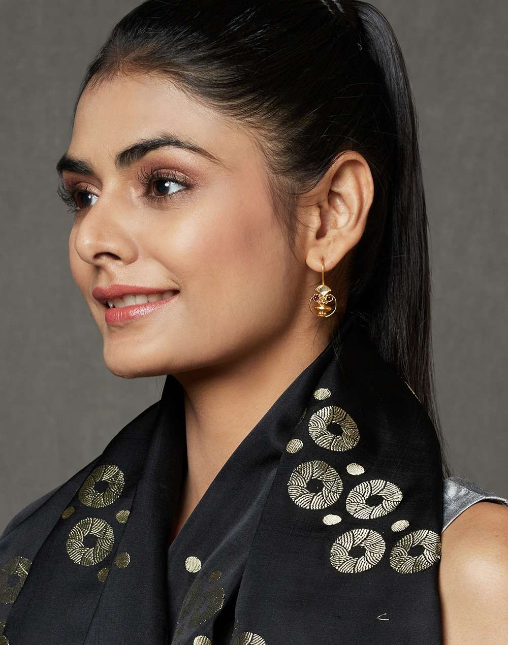 Silver Gold Plated Dangler Earrings
