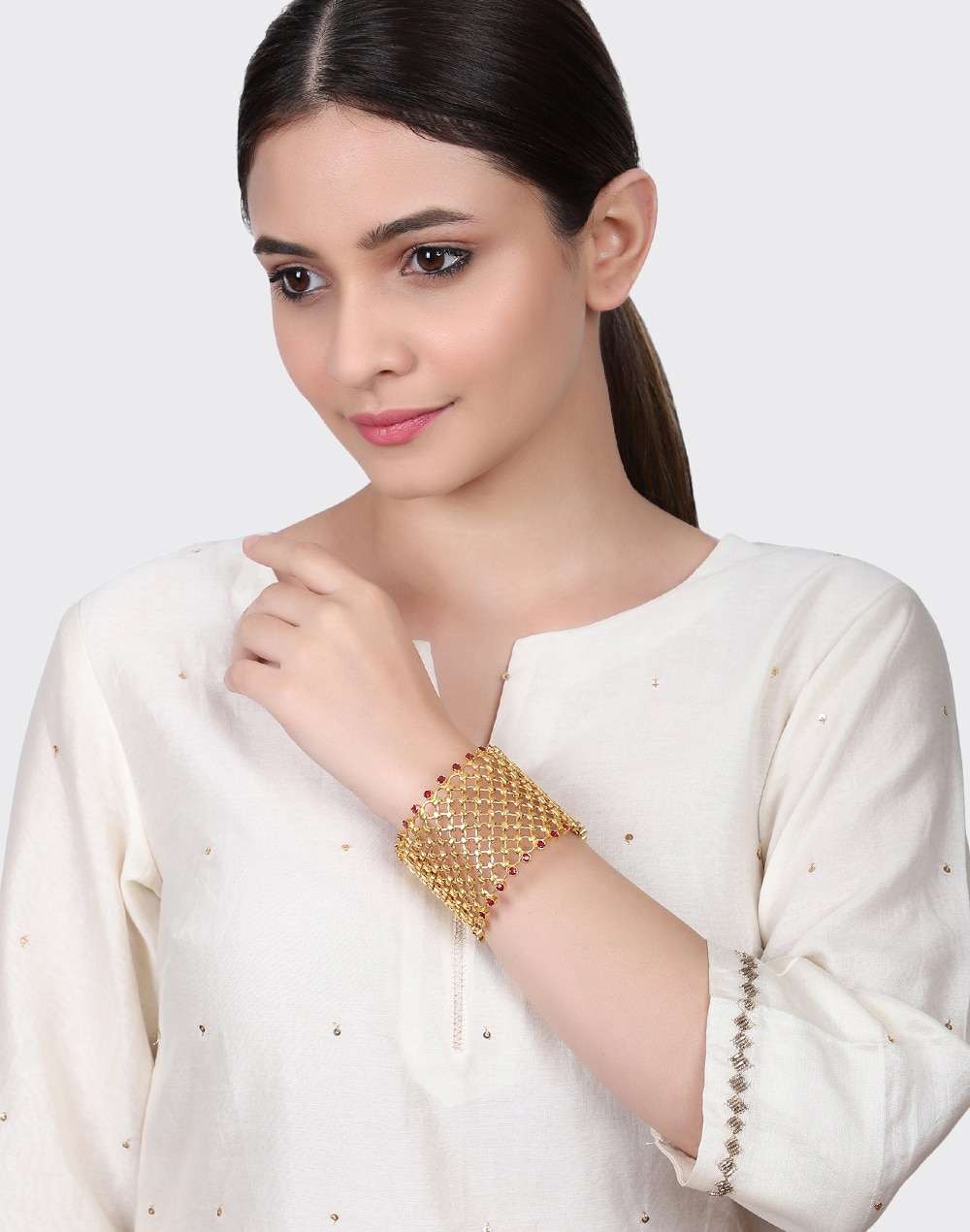 Silver Gold Plated Bangles