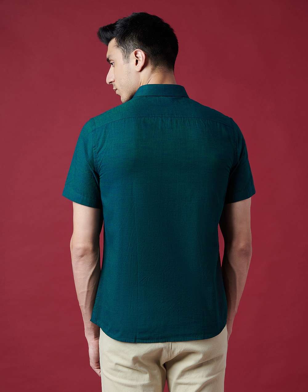 Cotton Nagari Slim Fit Casual Shirt