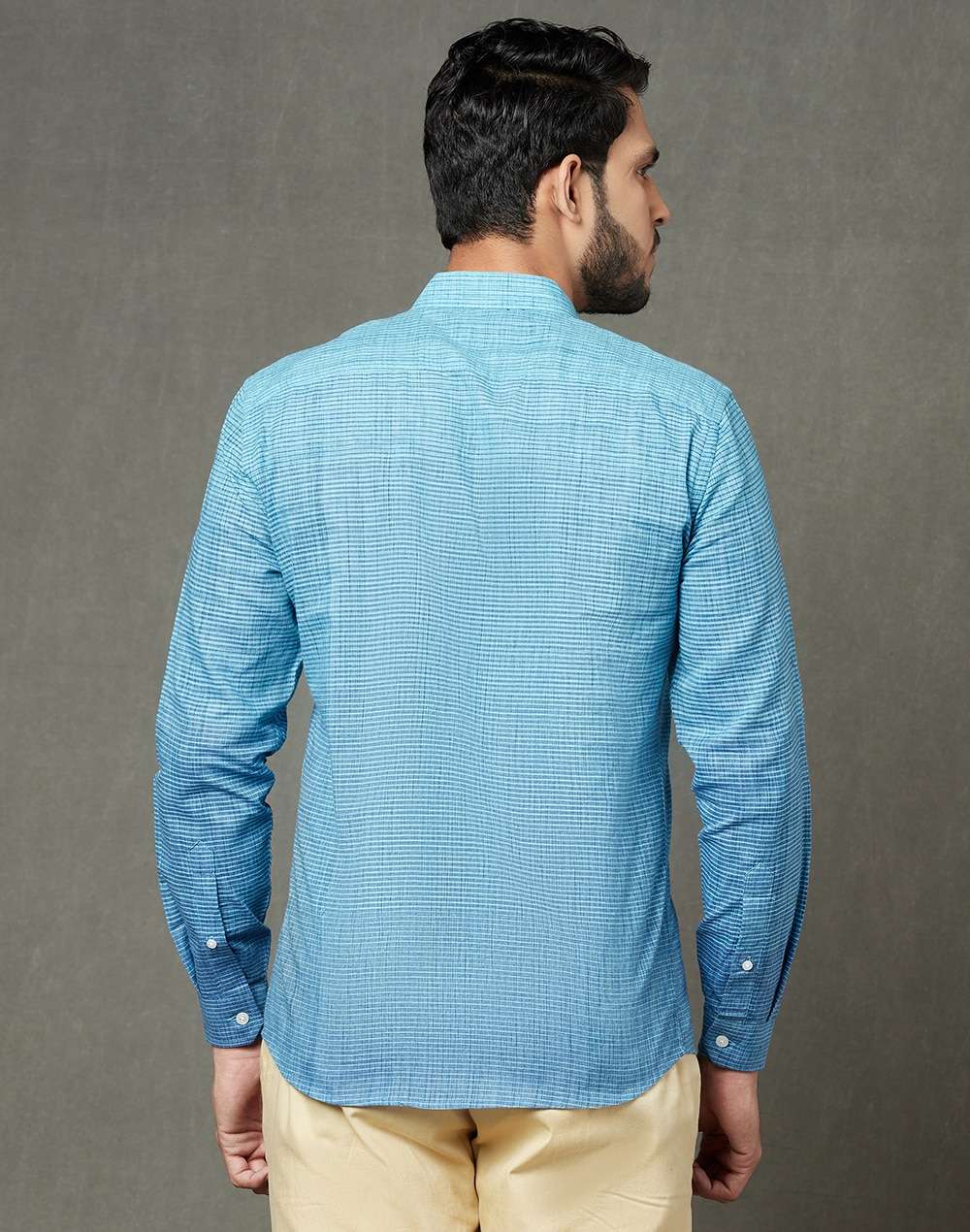 Cotton Nagari Striped Slim Fit Shirt