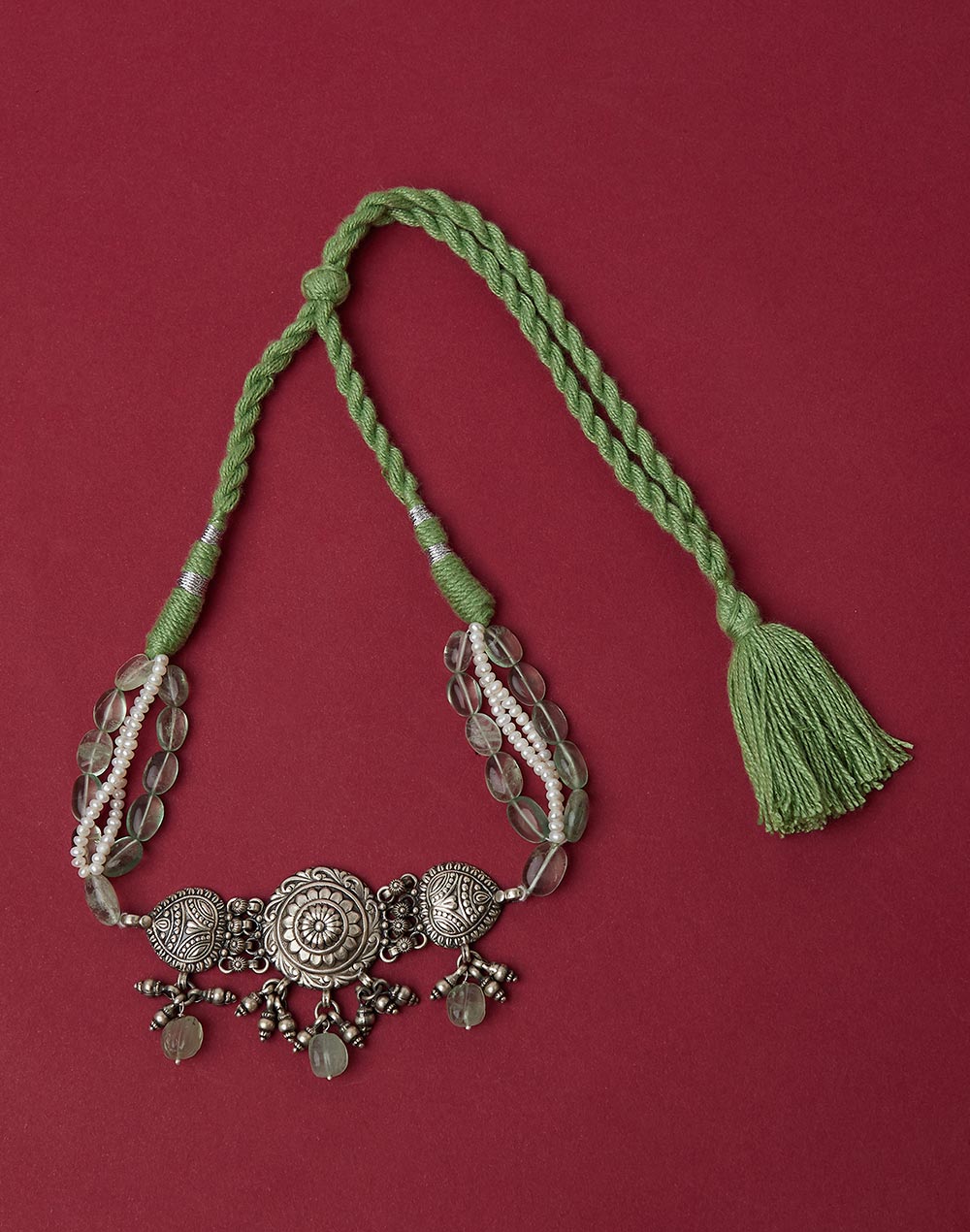 Silver Princess Choker Necklace