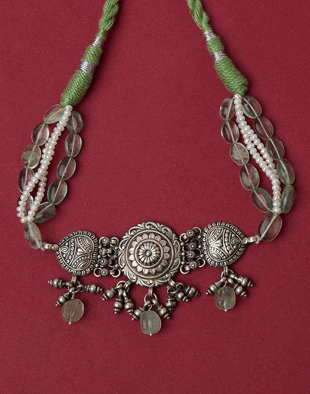 Silver Princess Choker Necklace