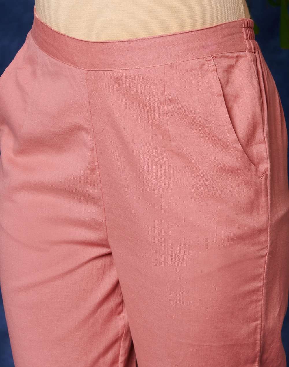 FabNu Cotton Linen Flax Tapered Pant