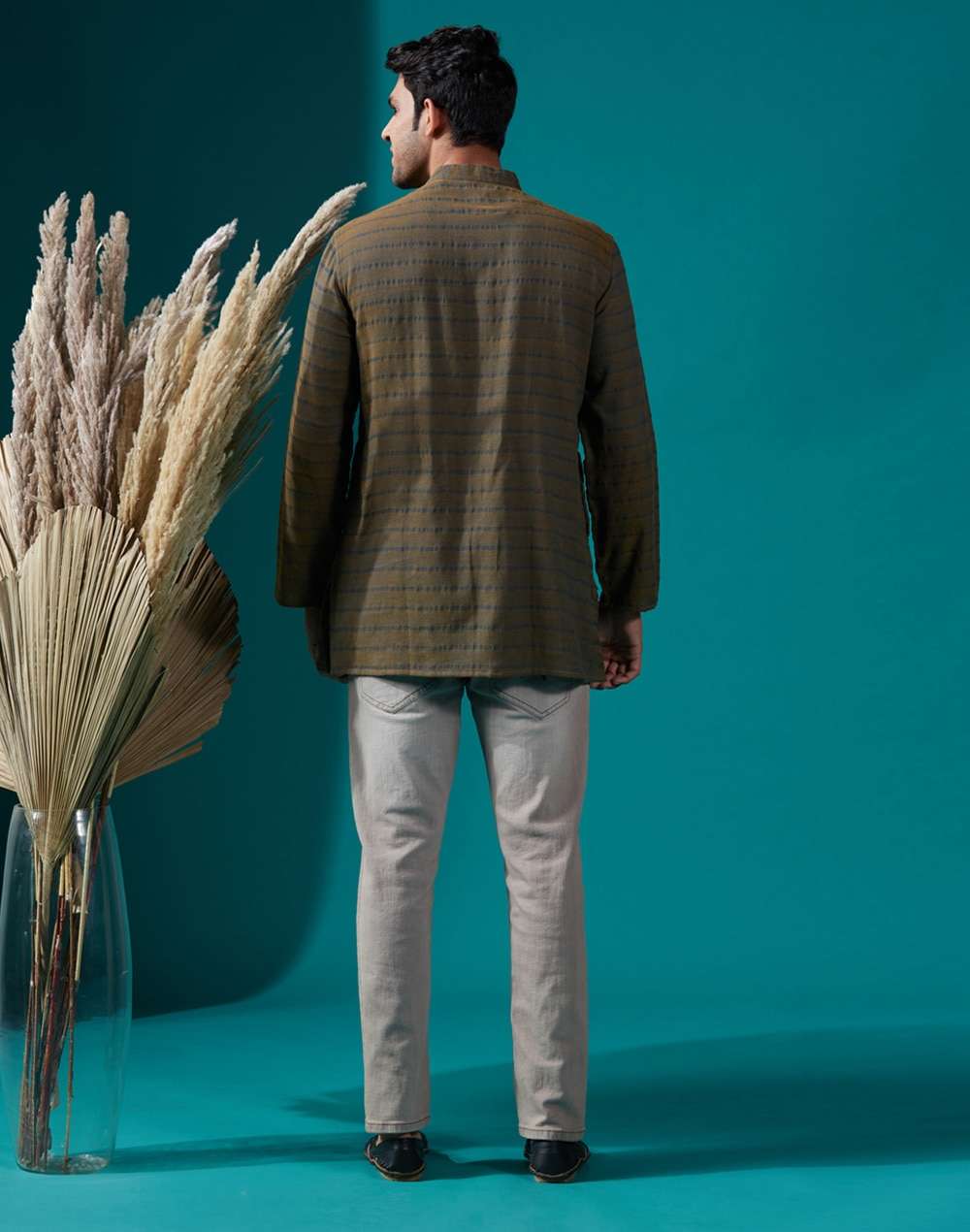 Cotton Dobby Short Kurta