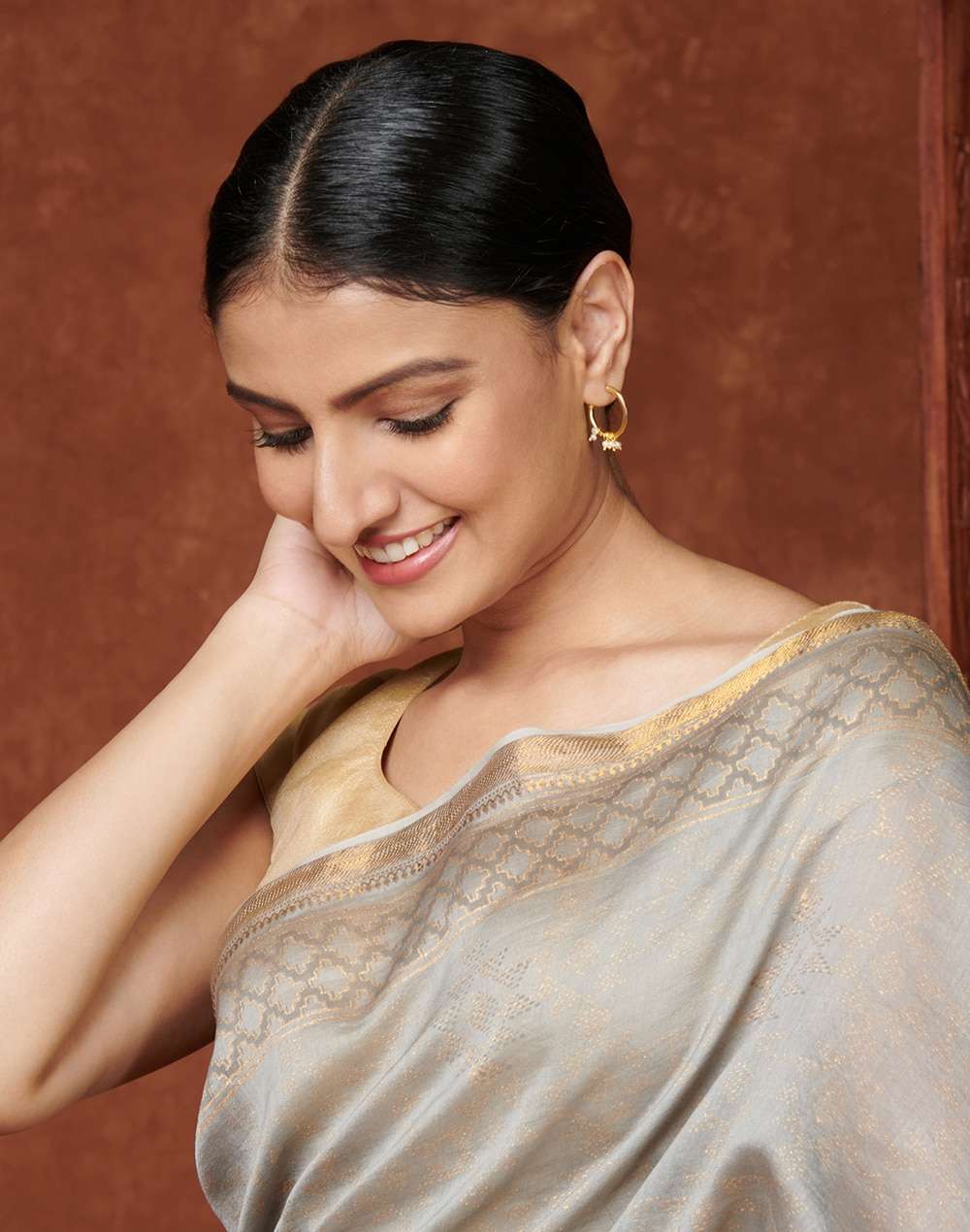 Silver Gold Plated Bali Earrings