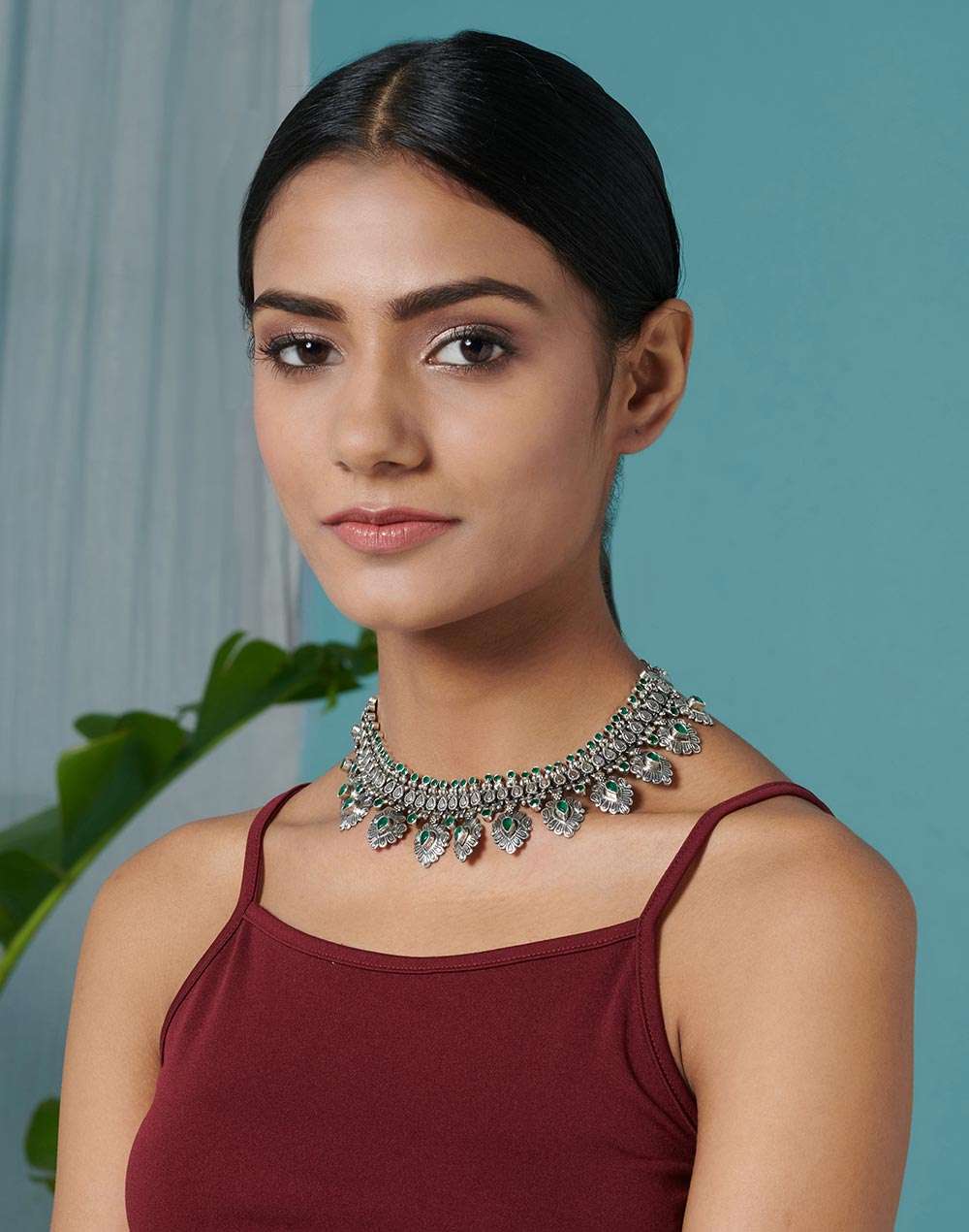 Silver Choker Necklace