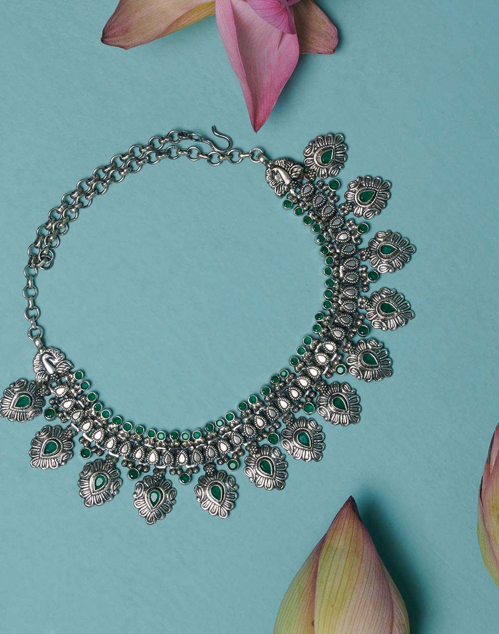 Silver Choker Necklace