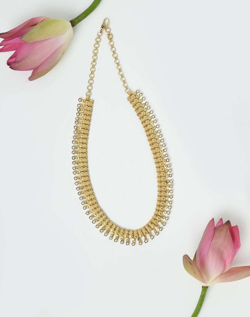 Silver Gold Plated Choker Necklace
