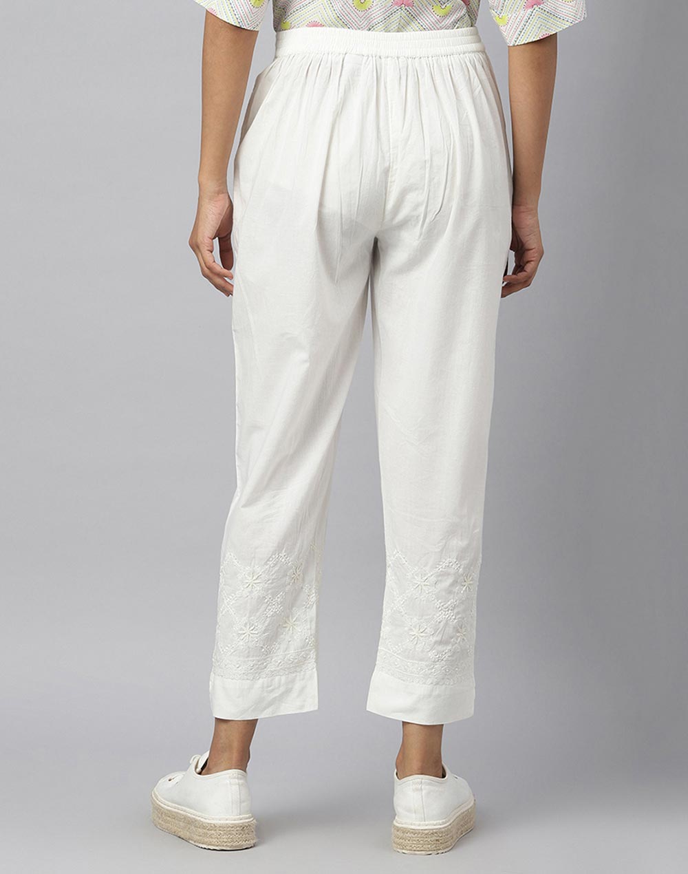 Buy Cotton Casual Tapered Pant for Women Online at Fabindia