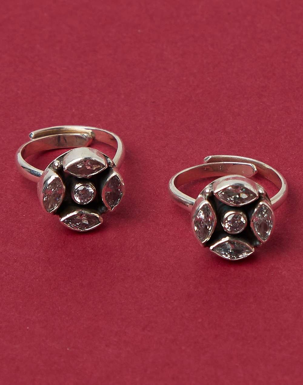 Silver Adjustable Toe Ring