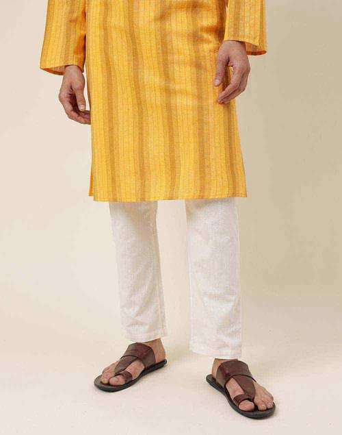 Natural Cotton Full Length Aligarhi Pyjama Natural Cotton Full Length Aligarhi Pyjama
