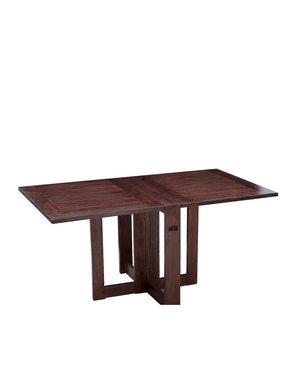 Brown Wood Dining Table 6 Seater