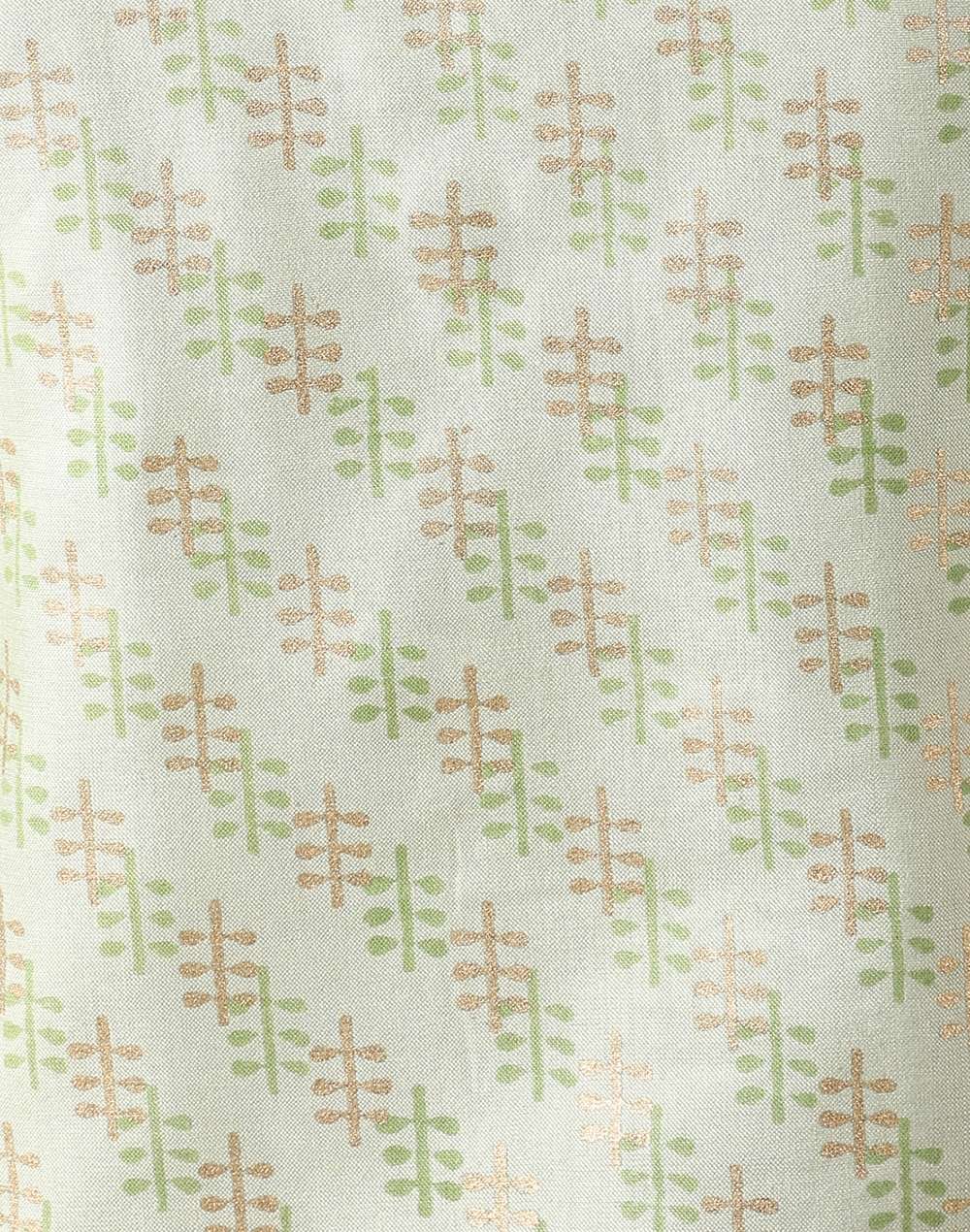 Viscose Silk Block Printed Long Kurta