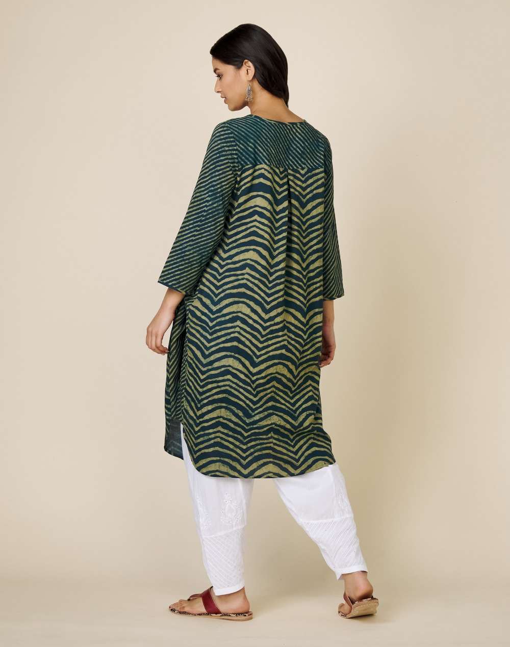 Cotton Printed Knee Length Kurta