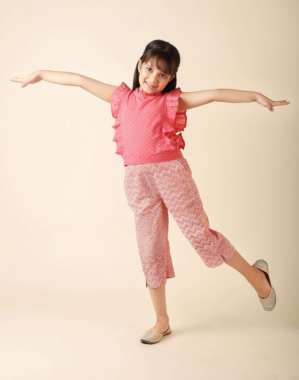 Cotton Slub Printed Pant
