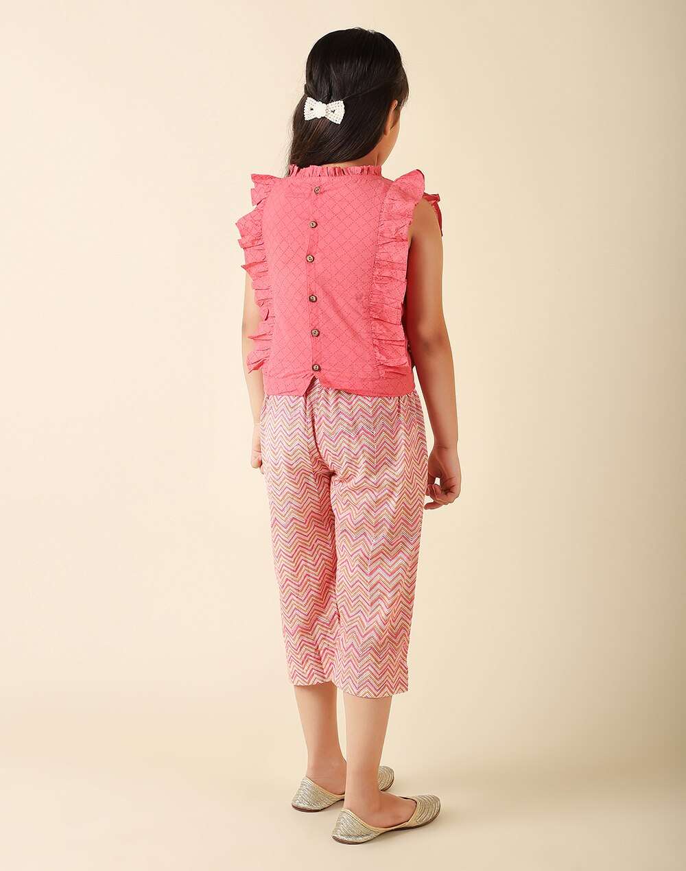 Cotton Slub Printed Pant