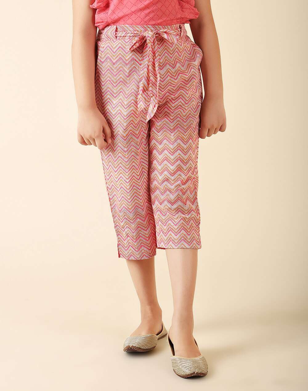 Cotton Slub Printed Pant