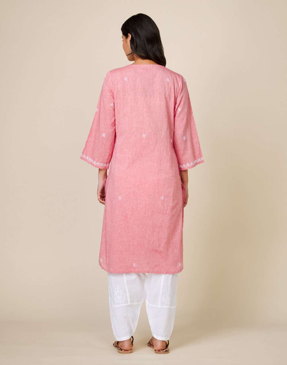 Cotton Embroidered 2Pc Kurta Set