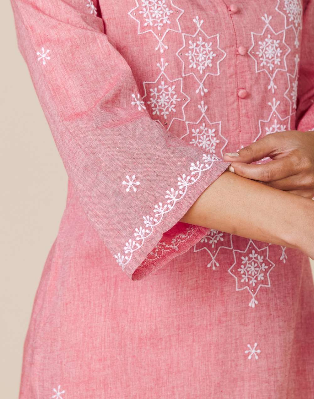 Cotton Embroidered 2Pc Kurta Set