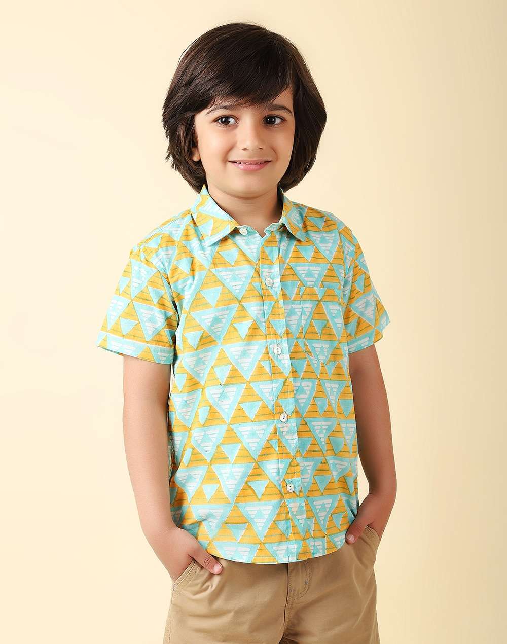 Cotton Cambric Printed Shirt